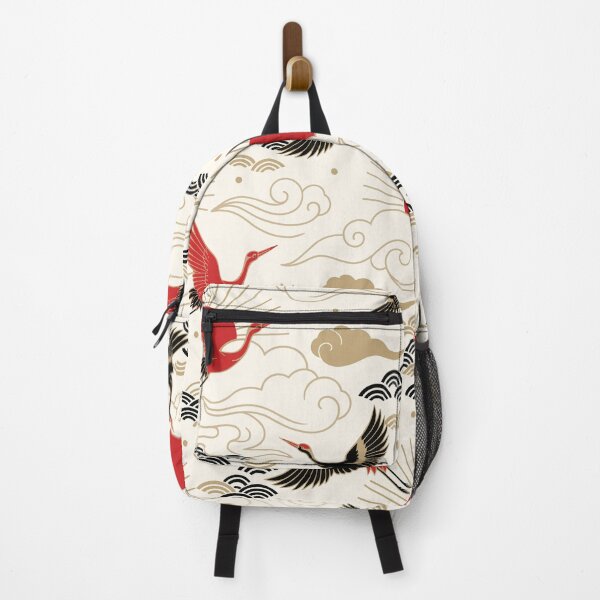 Item preview, Traditional Japanese Flying Cranes and Rising Sun Pattern designed and sold by artistastshirt.