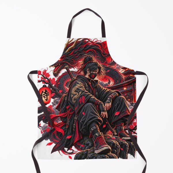 Item preview, Red Dragon Ronin Warrior designed and sold by VYBORA Studio.