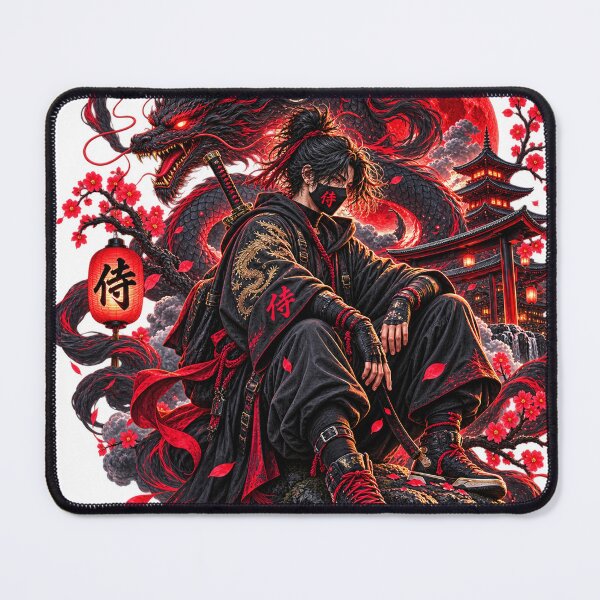 Item preview, Red Dragon Ronin Warrior designed and sold by VYBORA Studio.