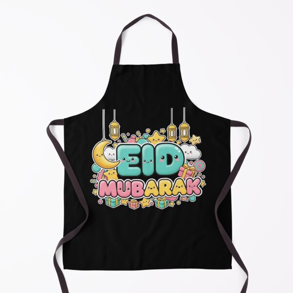 Item preview, Kawaii Eid Mubarak Design | Cute Islamic Festival Illustration designed and sold by D-Islamic.