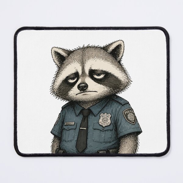 Item preview, Police Raccoon designed and sold by Orivane Shop.