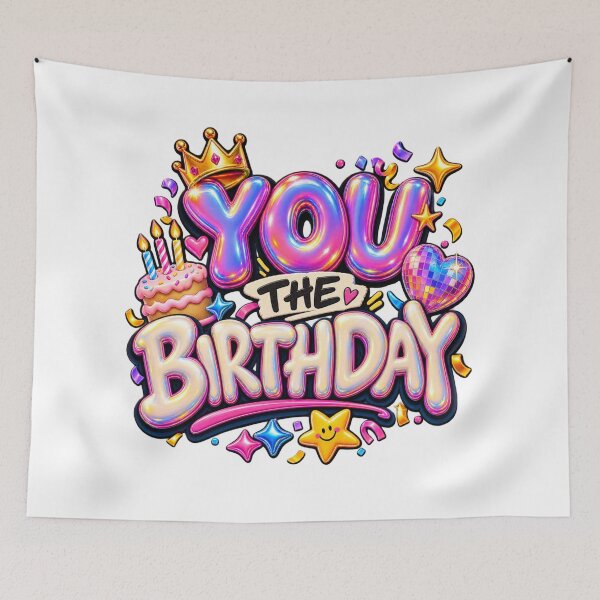 Item preview, Vibrant 3D Happy Birthday Party Celebration Gift designed and sold by Promoffy.