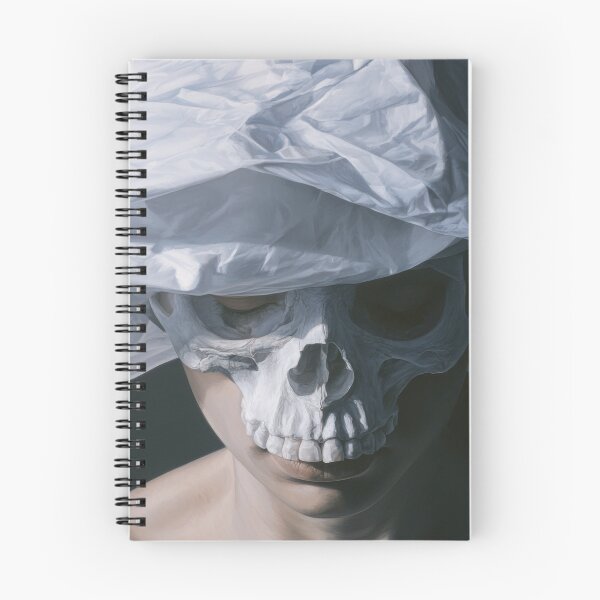 Item preview, Veiled Memento Mori Skull Portrait designed and sold by Shannon Hilson.