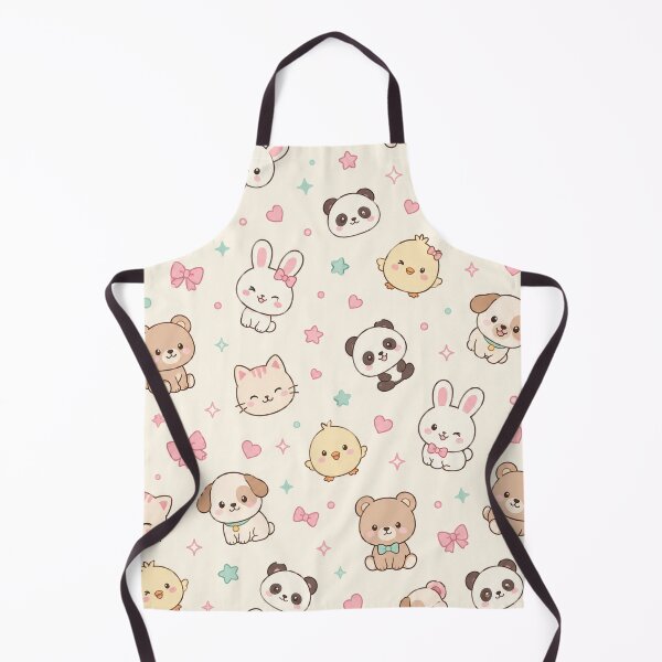 Item preview, Kawaii Cute Animals Bunny Panda Puppy Pastel Pattern Graphic Tee designed and sold by TM DESIGNS AND MORE.