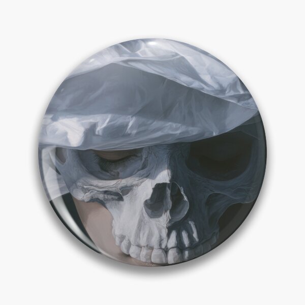 Item preview, Veiled Memento Mori Skull Portrait designed and sold by Shannon Hilson.