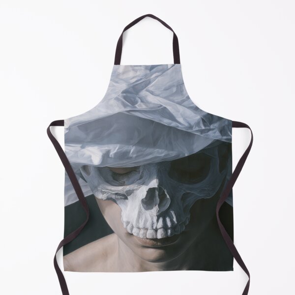 Item preview, Veiled Memento Mori Skull Portrait designed and sold by Shannon Hilson.