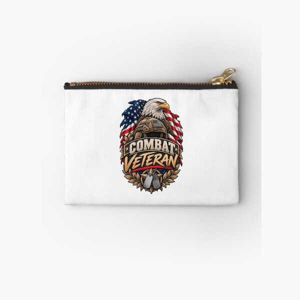 Item preview, Combat Veteran American Eagle Flag Design designed and sold by Worn With Honor.