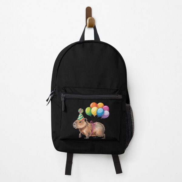 Item preview, Capybara with Balloons and Party Hat designed and sold by jkrphoto.