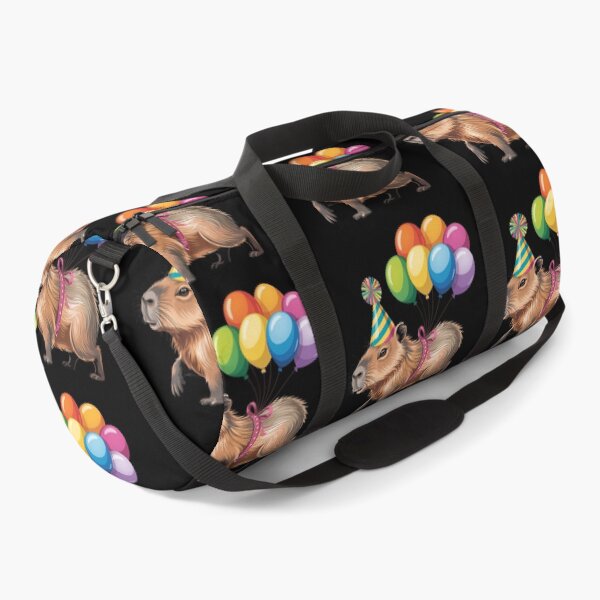 Item preview, Capybara with Balloons and Party Hat designed and sold by jkrphoto.