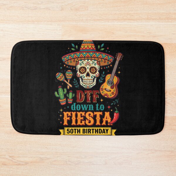 Item preview, DTF Down to Fiesta Cinco De Mayo 50th Birthday designed and sold by w66aboo.