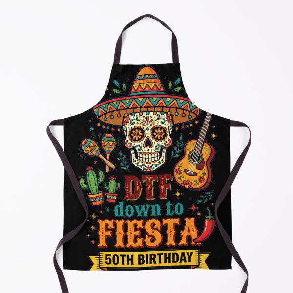 Item preview, DTF Down to Fiesta Cinco De Mayo 50th Birthday designed and sold by w66aboo.