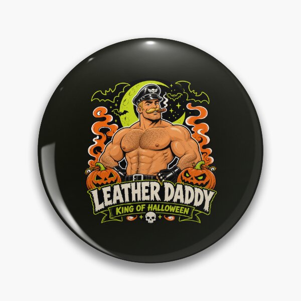 Item preview, Queer Leather Daddy Halloween designed and sold by BearLoveDesign.