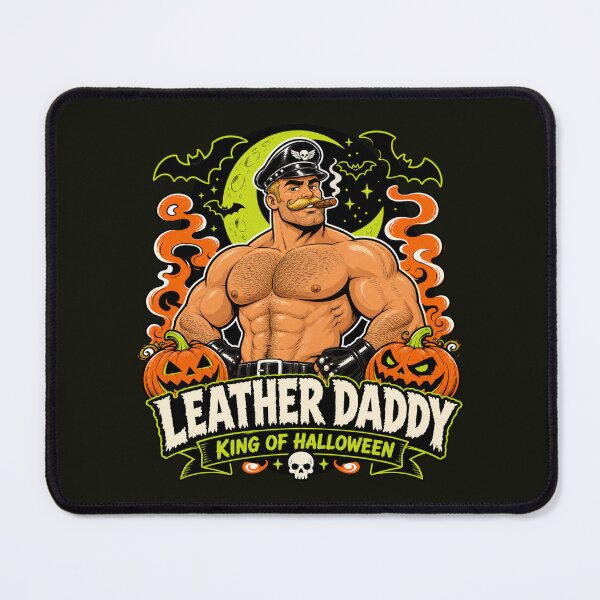 Item preview, Queer Leather Daddy Halloween designed and sold by BearLoveDesign.