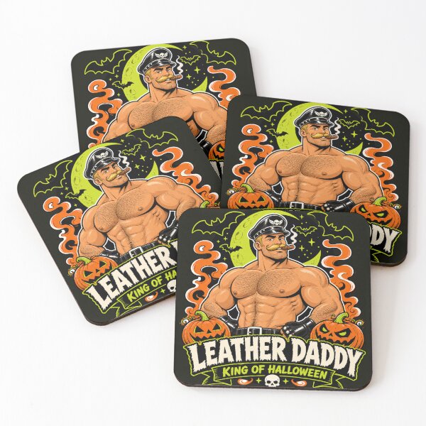 Item preview, Queer Leather Daddy Halloween designed and sold by BearLoveDesign.