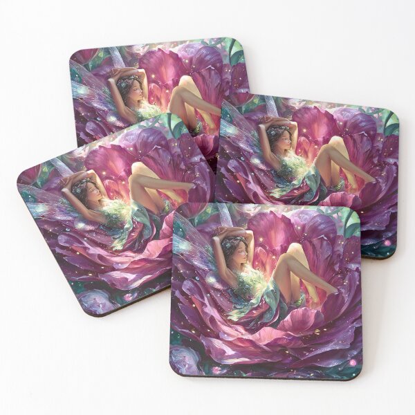 Item preview, Dreamy Fairy Resting In Bloom designed and sold by Storybook Botanica.