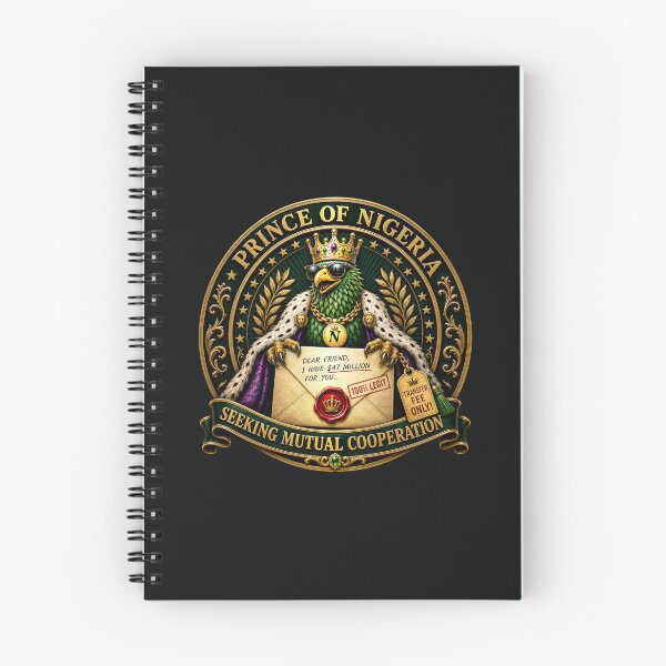 Item preview, The Prince of Nigeria — Seeking Mutual Cooperation designed and sold by Sanctum Icons.