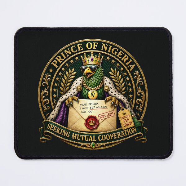 Item preview, The Prince of Nigeria — Seeking Mutual Cooperation designed and sold by Sanctum Icons.