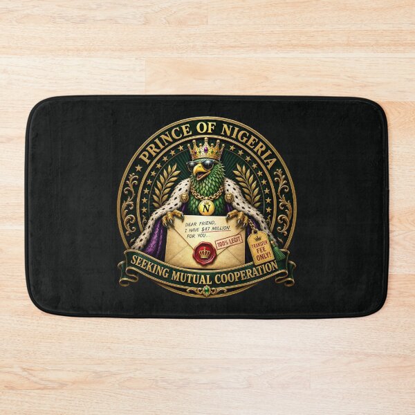 Item preview, The Prince of Nigeria — Seeking Mutual Cooperation designed and sold by Sanctum Icons.