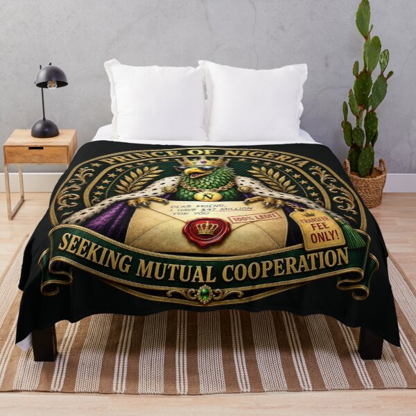Item preview, The Prince of Nigeria — Seeking Mutual Cooperation designed and sold by Sanctum Icons.