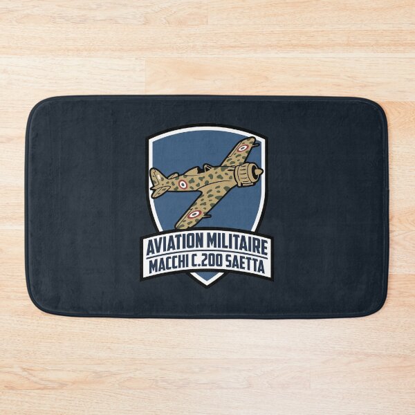 Item preview, Macchi C.200 Saetta Italian Fighter WW2 Aviation Shield Art designed and sold by KiwiRider.