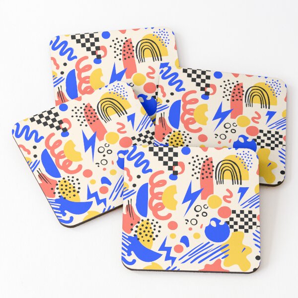Item preview, Retro 90s Memphis Style Geometric Doodle Pattern designed and sold by artistastshirt.