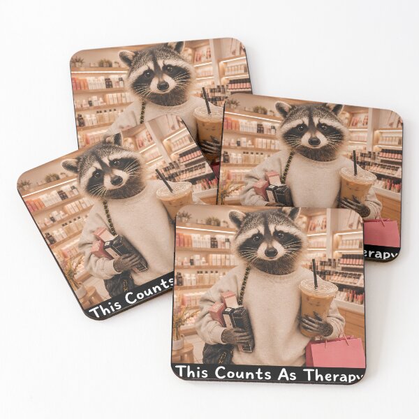 Item preview, This Counts As Therapy Meme Mental Health Funny Shopping Iced Coffee Lover  designed and sold by VGAfanatic.