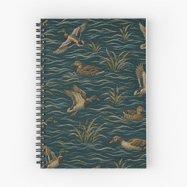 Item preview, Vintage Mallard Duck Hunting Pattern designed and sold by TammyHunterArt.