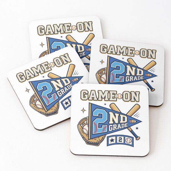 Item preview, Game On 2nd Grade Baseball Back To School designed and sold by FreshVibe Prints.