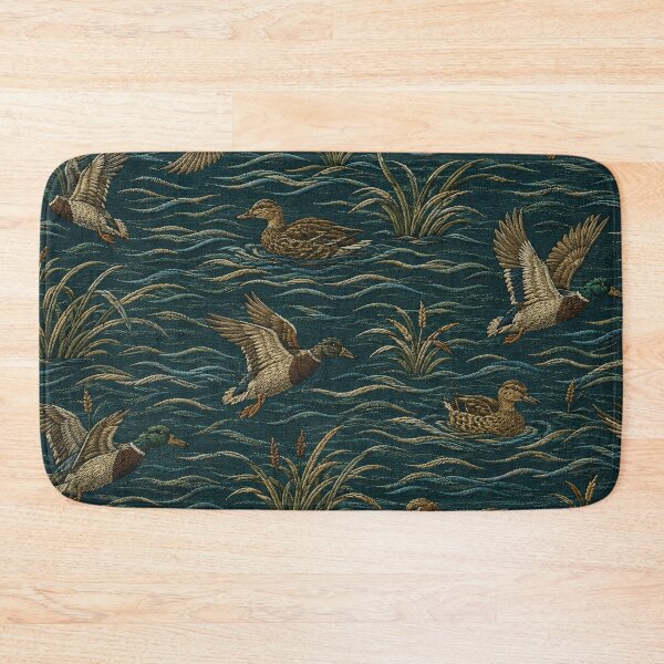 Item preview, Vintage Mallard Duck Hunting Pattern designed and sold by TammyHunterArt.