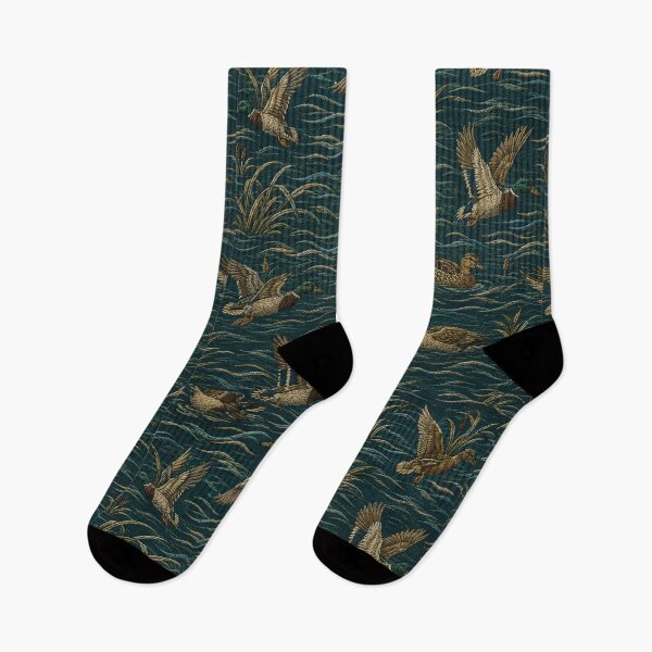 Item preview, Vintage Mallard Duck Hunting Pattern designed and sold by TammyHunterArt.