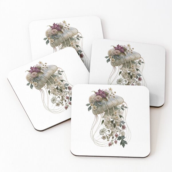Item preview, Vintage Botanical Jellyfish designed and sold by Helenaphotoart.