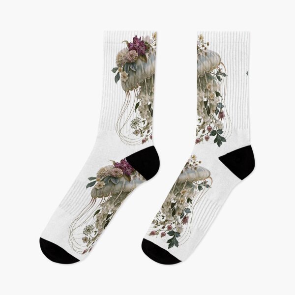 Item preview, Vintage Botanical Jellyfish designed and sold by Helenaphotoart.