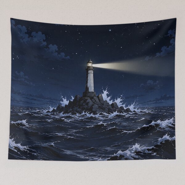 Item preview, lighthouse in the night / Lighthouse in the night designed and sold by WotanArt.