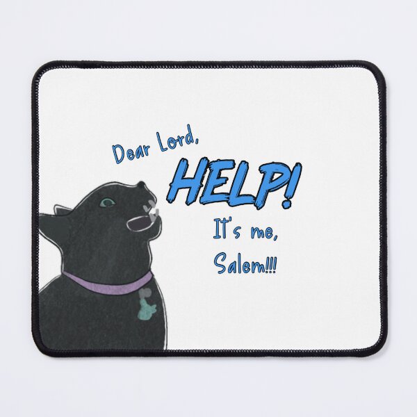 Item preview, “Dear Lord, HELP! It’s me, Salem!” v2 designed and sold by Slinky Void Styles by @K.K.Labz (Katie-Kat Labrador).