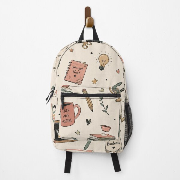 Item preview, Teacher Classroom Books Coffee School Supplies Pattern Graphic Tee designed and sold by TM DESIGNS AND MORE.