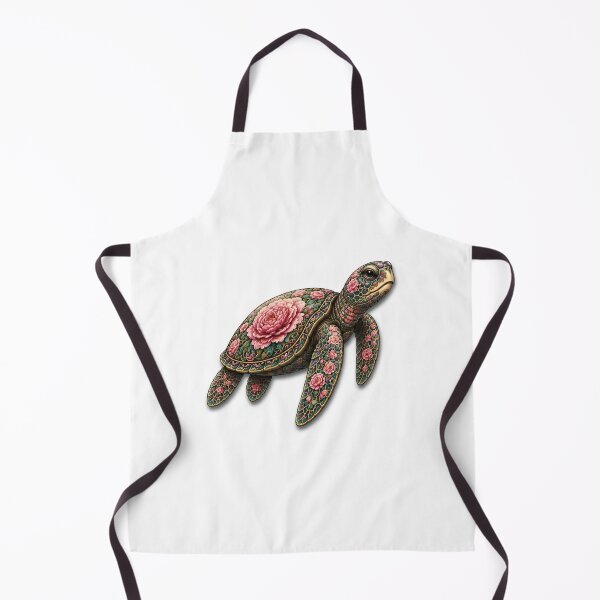 Item preview, Flower Shell Turtle | Ocean Flower Bloom Art Collection designed and sold by Zaru Art Studio.