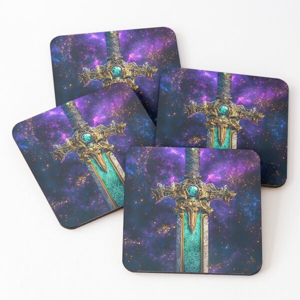Item preview, 3d Render Of Magic Sword Runes, Vibrant designed and sold by Checho30.
