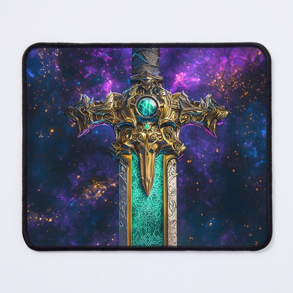 Item preview, 3d Render Of Magic Sword Runes, Vibrant designed and sold by Checho30.