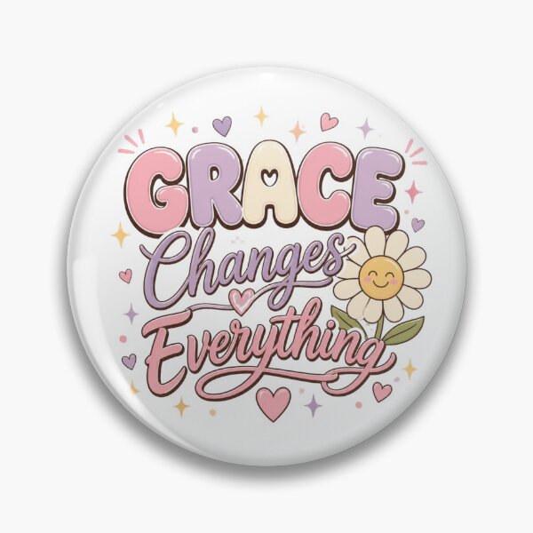 Item preview, Grace Changes Everything | Inspirational Faith Typography for Women designed and sold by Illustrated Faith.