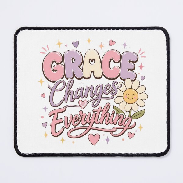 Item preview, Grace Changes Everything | Inspirational Faith Typography for Women designed and sold by Illustrated Faith.