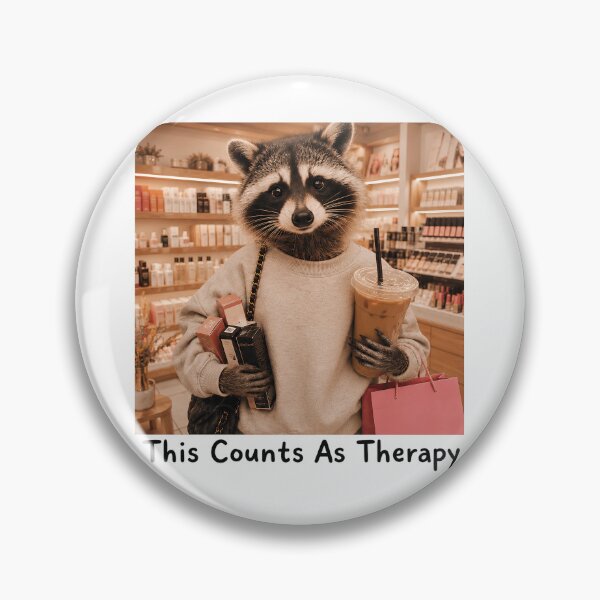 Item preview, This Counts As Therapy Meme Mental Health Funny Shopping Iced Coffee Lover designed and sold by VGAfanatic.