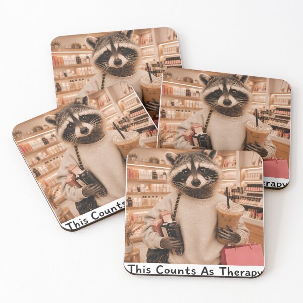 Item preview, This Counts As Therapy Meme Mental Health Funny Shopping Iced Coffee Lover designed and sold by VGAfanatic.