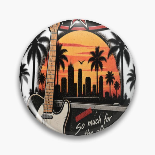 Item preview, Everclear Retro Rock Sunset Guitar designed and sold by CatLovers Studio.