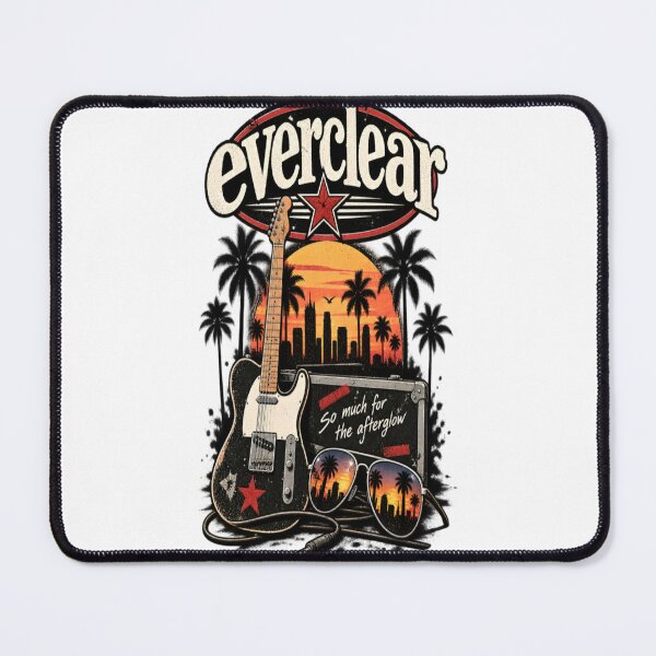 Item preview, Everclear Retro Rock Sunset Guitar designed and sold by CatLovers Studio.