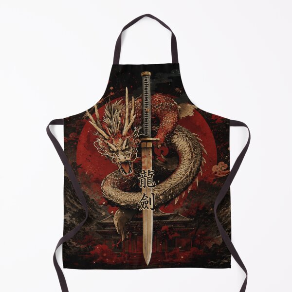 Item preview, Dragon Sword of the Rising Sun designed and sold by Fei Long Design Hub.