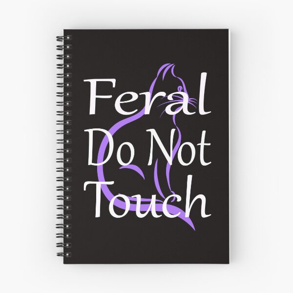 Item preview, Introvert Feral Do Not Touch Cat designed and sold by Atteestude.