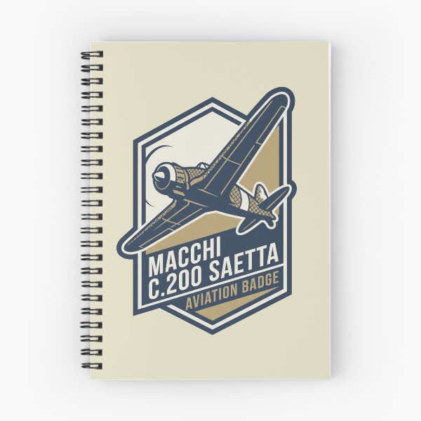 Item preview, Macchi C.200 Saetta Italian Fighter Aviation Badge Art designed and sold by KiwiRider.