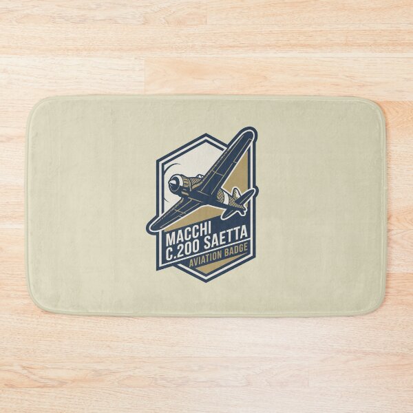 Item preview, Macchi C.200 Saetta Italian Fighter Aviation Badge Art designed and sold by KiwiRider.