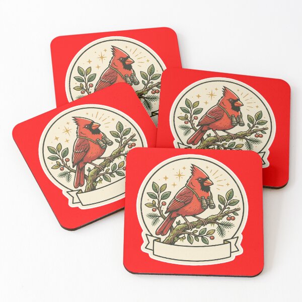 Item preview, Northern Cardinal Birdwatching – Red Alert Cardinal Spotted designed and sold by JenniferMoren.