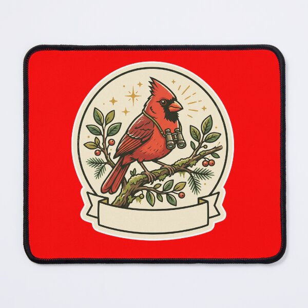 Item preview, Northern Cardinal Birdwatching – Red Alert Cardinal Spotted designed and sold by JenniferMoren.